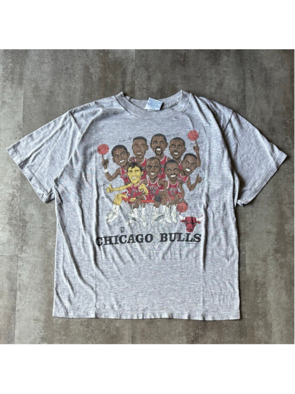 Vintage Chicago Bulls Character Shirt Mens Large Salem Sportswear HOOPLA